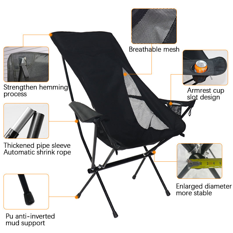 beste lettvekts bærbare campingstol