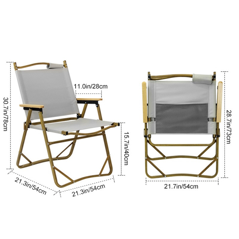 camping sammenleggbar Kermit stol