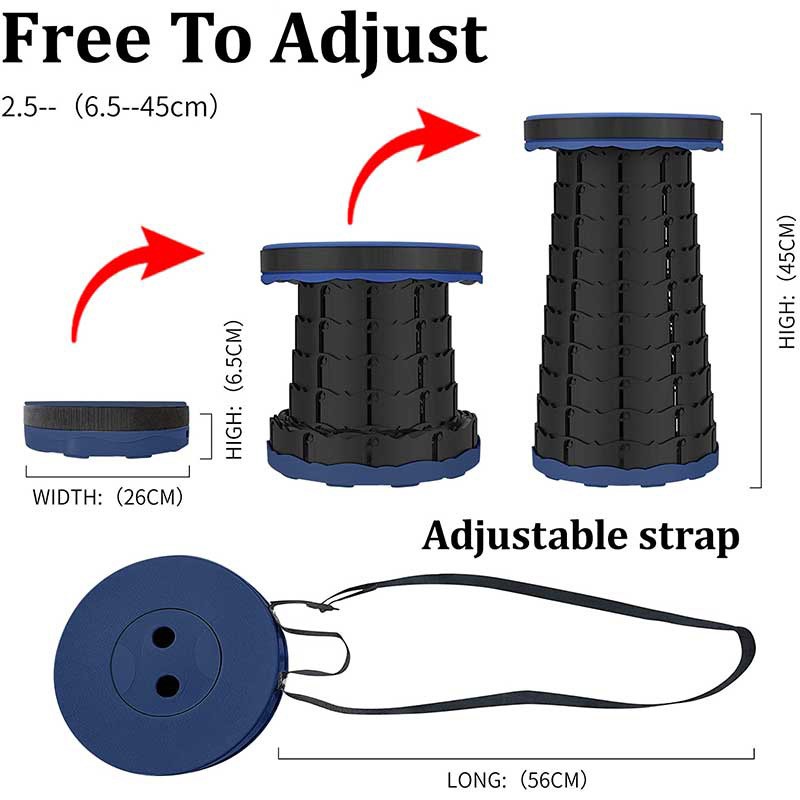 bærbar teleskopkrakk