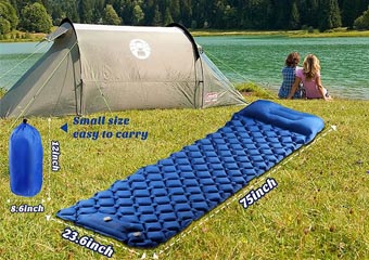 luft liggeunderlag / oppblåsbar campingmatte