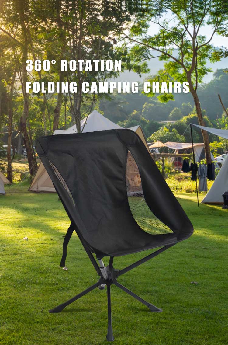 360-graders svingbare sammenleggbare stoler