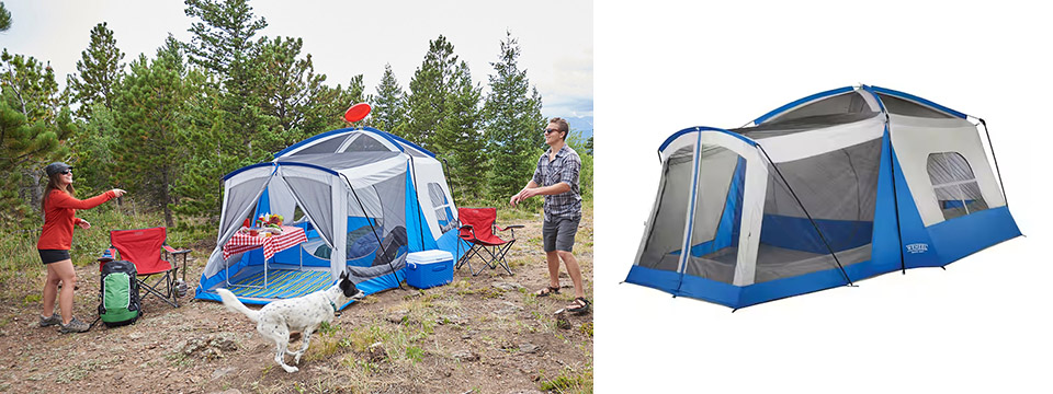 Lett campingnetting for telt