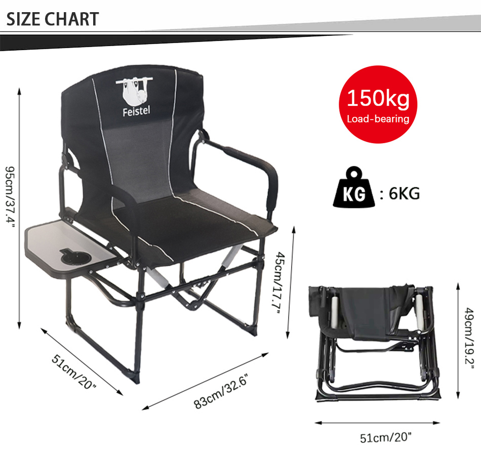 sammenleggbar styrestol størrelse