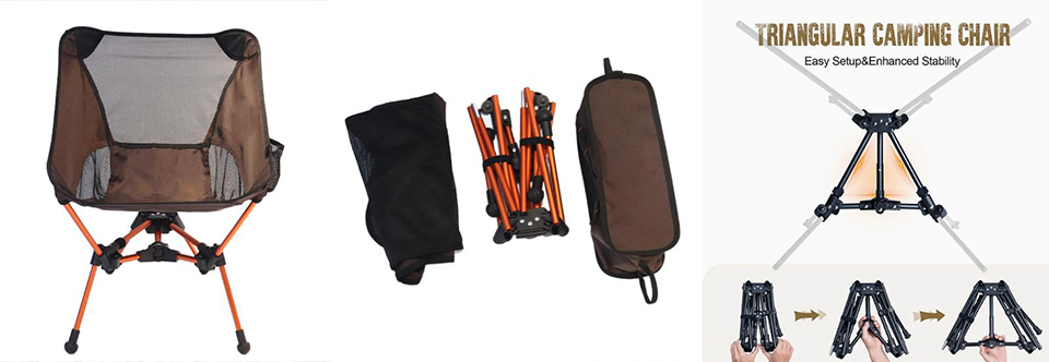 triangle camp chair