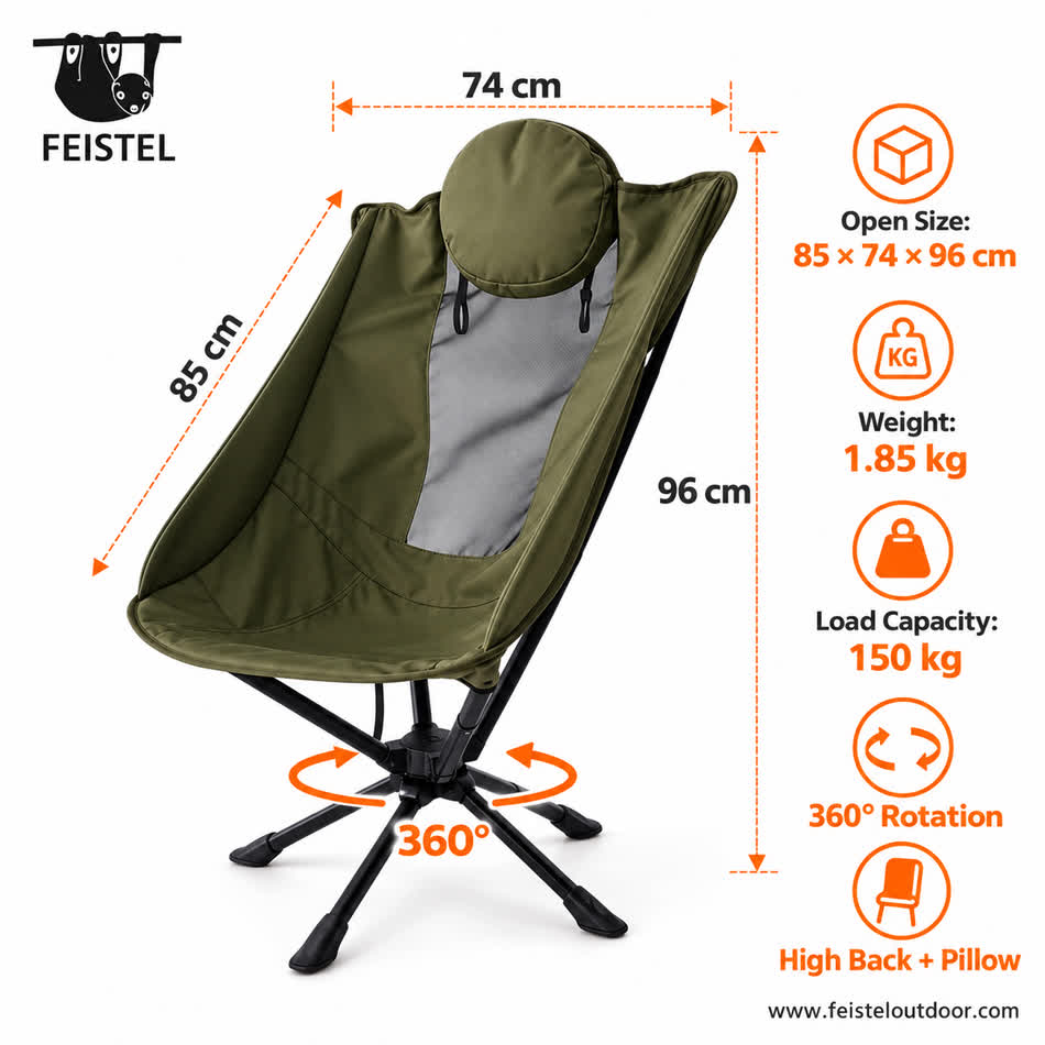 360° rotation Camping Chair 360° rotation Camping Chair