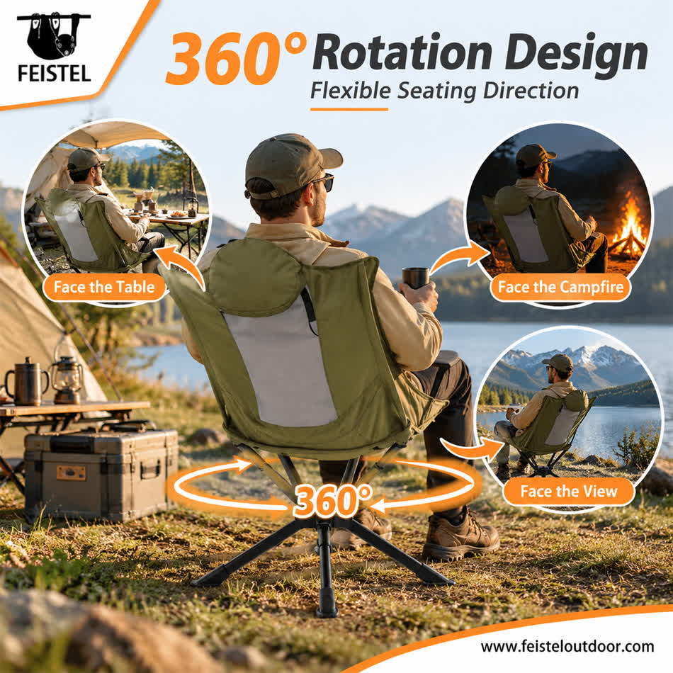 360° rotation Camping Chair 360° rotation Camping Chair