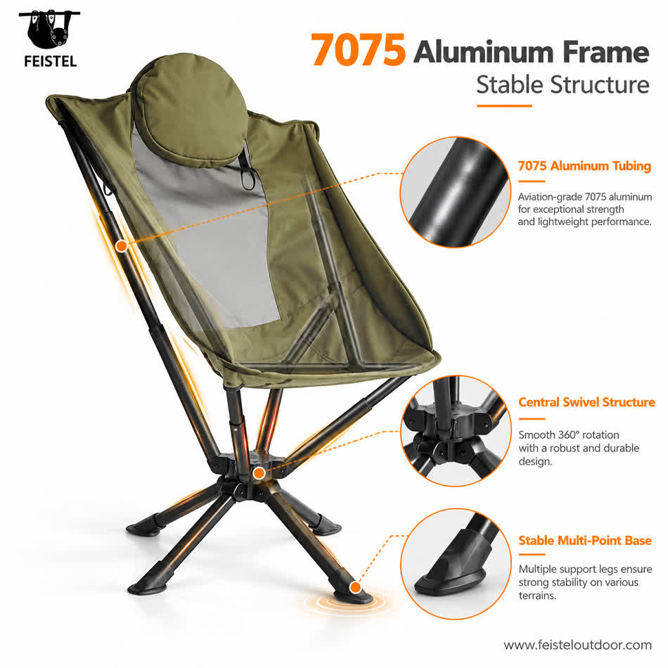 360° rotation Camping Chair 360° rotation Camping Chair