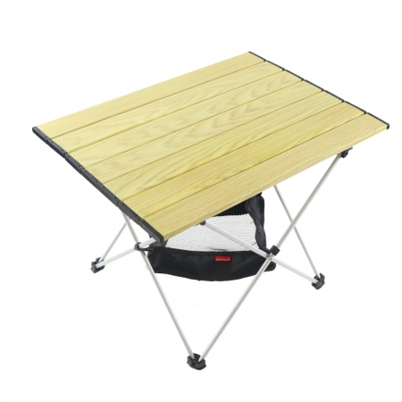 aluminium høydejusterbart lett sammenleggbart campingbord bærbart utendørs roll up bord 