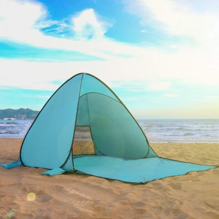 amazon hot lett pop up strandtelt med bæreveske 