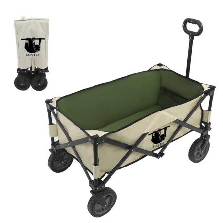 hot salg sammenleggbar sammenleggbar vogn for utendørs strand shopping hage 
