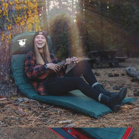 bærbar camping oppblåsbar liggeunderlag for utendørs 