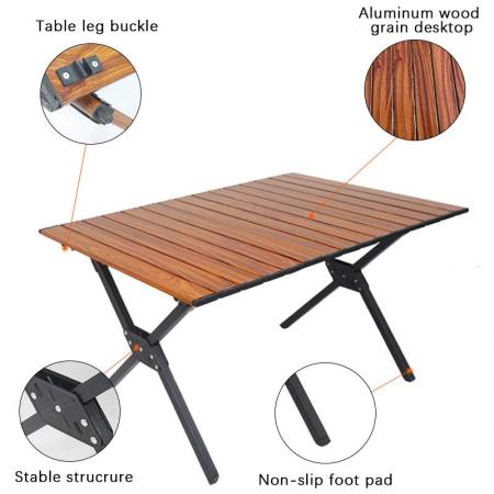 sammenleggbar bord bærbar camping utendørs bord bærbart sammenleggbart lett bord for piknik strand camping 