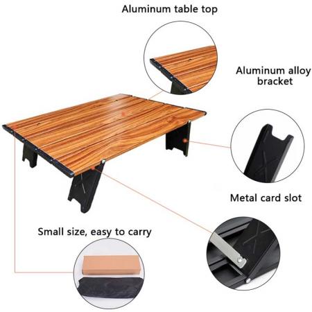 sammenleggbart campingbord utendørs bord bærbart sammenleggbart lett bord for piknikstrand 