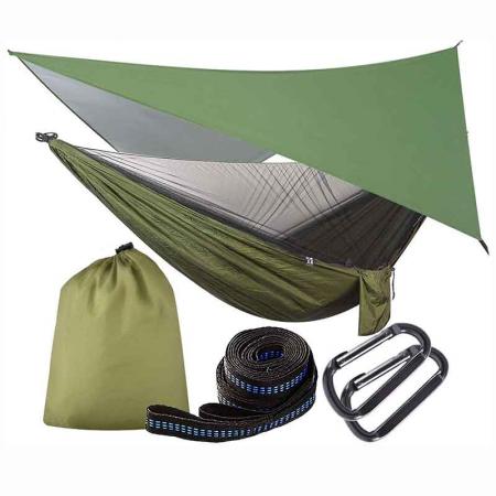 lett vanntett hengekøye presenning hengekøye regnflue hengekøye deksel for backpacking tur- og campingutstyr 