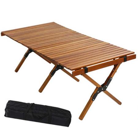 bærbart sammenleggbart bord sammenleggbart trebord sammenleggbart tre for voksne sammenleggbart trebord rull camping sammenleggbart piknikbord for strandfiske 