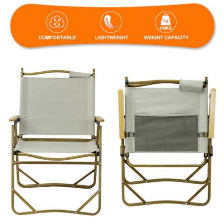 lett campingstol sammenleggbar strand sammenleggbar stol bærbar slitesterk 600D oxford stol 