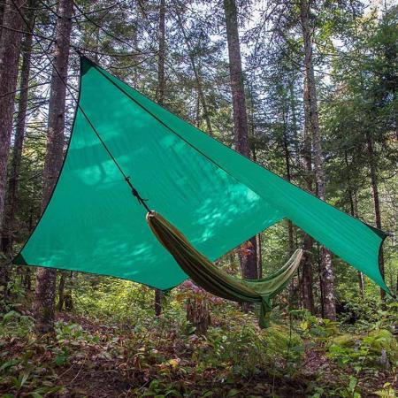 2022 amazon hot hengekøyetrekk hengekøye regnflue for camping fotturer 