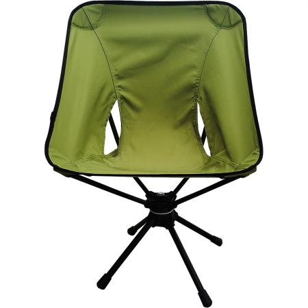 Kompakt sammenleggbar aluminium 360 graders camping Svingstol for fisketurer. 