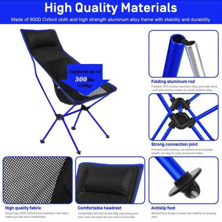 fabrikkpris sammenleggbar strandstol utendørs lett campingstol 