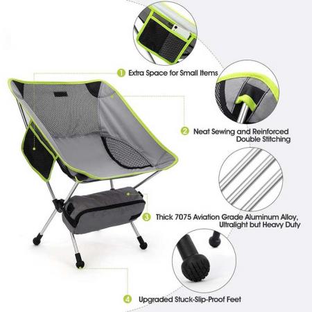 best pris ryggsekk strandstol sammenleggbar lettvekt for camping fiske sammenleggbar stol 