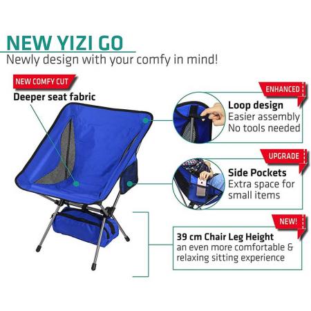 bærbar ultralett camping månestol lett fiske camping BBQ stoler sammenleggbare fotturer 