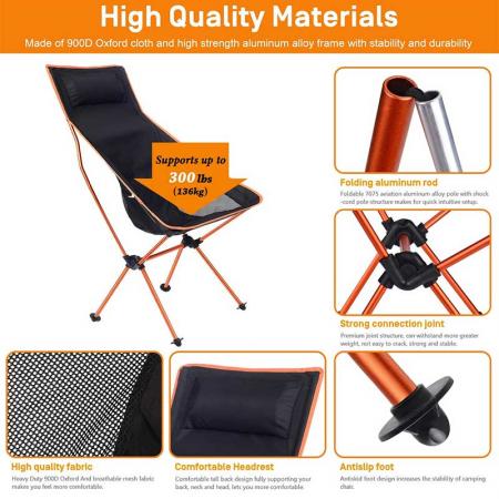 fabrikkpris sammenleggbar stol strand sammenleggbar utendørs lett campingstol 