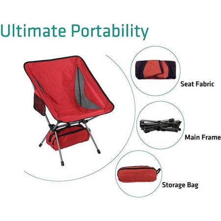 campingstol sammenleggbar ultralett BBQ piknik fiske utendørs bærbar strand for festival 