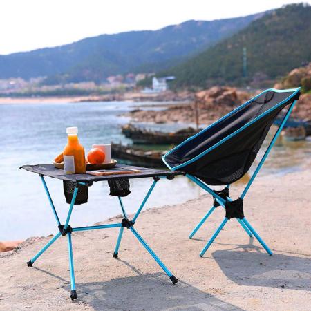 sammenleggbart campingbord kompakt bærbart ryggsekkbord aluminium campingbord 