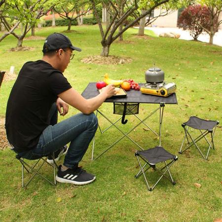 piknik sammenleggbart oxford tøybord med bæreveske 