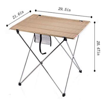 lite bærbart campingbord som kan slås sammen lett for utendørs grilling 