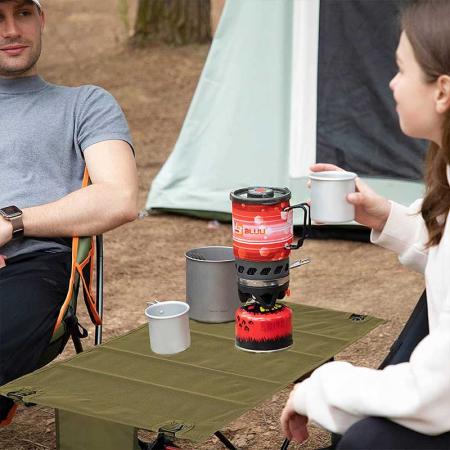 lite sammenleggbart bord lett camping sammenleggbart bord for piknikstrand BBQ-fest 