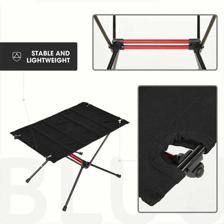 amazon hot salg sammenleggbar bord utendørs kompakt lett liten sammenleggbar rullebord for piknik strand BBQ fest 