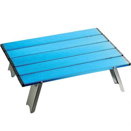 bærbart mini strandbord i aluminium med bæreveske 
