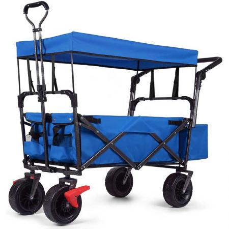 amazon hot salg sammenleggbar utendørs sammenleggbar vogn for barn & last rød 