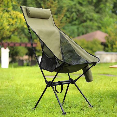 sammenleggbar stoff campingstol sammenleggbar månestol ultralett bærbar utendørs sammenleggbar utendørs fiske campingstol 