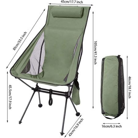 sammenleggbar stoff campingstol sammenleggbar månestol ultralett bærbar utendørs sammenleggbar utendørs fiske campingstol 