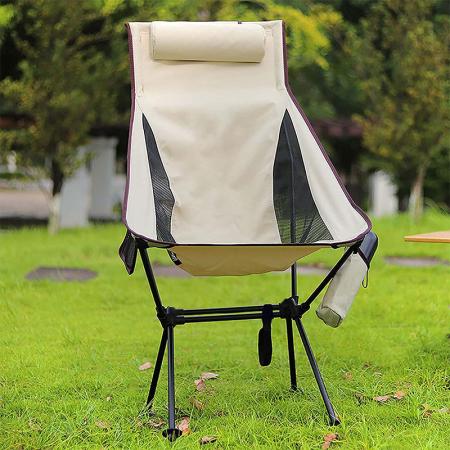 lett campingstol utendørs bærbar sammenleggbar stol luftfart aluminiumslegering ultralett sammenleggbar campingstol strandstol 