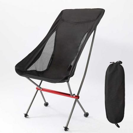 Lett sammenleggbar utendørs campingstol med bæreveske 