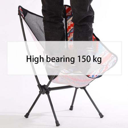 sammenleggbar ultralett tur utendørs bærbar stol med bæreveske 