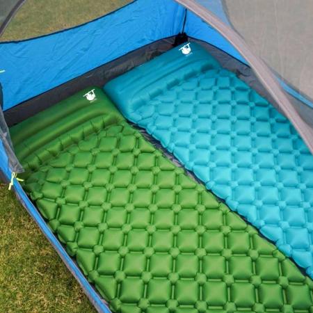 spesialtilpasset liggeunderlag campingmatte oppblåsbar luftmadrass for voksne og barn, lett fottur og backpacking utendørs 