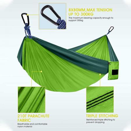 ultralett nylon fallskjerm lett vekt backpacking utstyr for utendørs,innendørs 