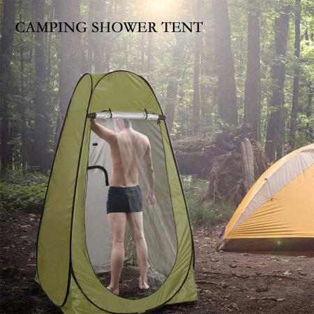 pop up privatliv telt camping dusj telt omkledningsrom med bæreveske for utendørs fotturer
 