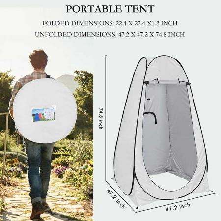 dusjtelt personvern telt camping bærbart toalett telt utendørs leir bad omkledningsrom dobbelt dusjtelt
 