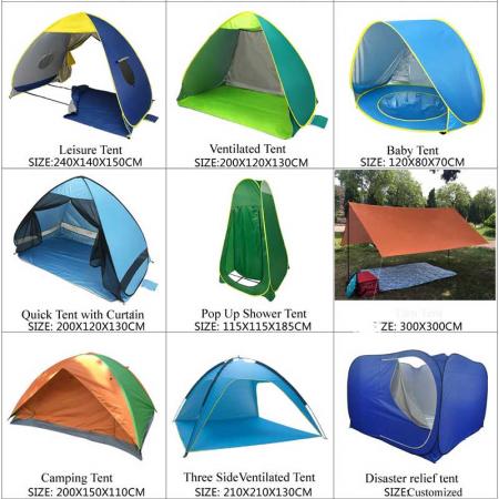 campingtelt sammenleggbart utendørs lett vanntett telt som solskjerming
 