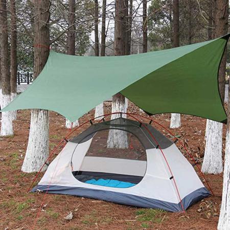 multifunksjonell lett camping presenning for backpacking
 