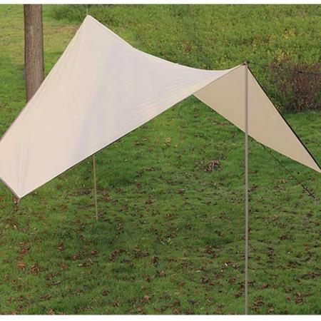 210T polyester telt presenning ultralett camping presenning med dør bærbar hengekøye regnflue premium vanntett hengekøye presenning
 