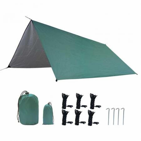 utendørs camping strand vanntett polyester fly regn fly hengekøye telt presenning sun shelter
 