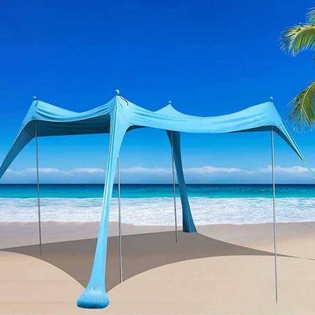 hot salg camping regn flue presenning strand solskjerm/sol ly strandskygge
 