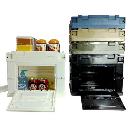 plastoppbevaringsboks sammenleggbar oppbevaringsboks sammenleggbar containerbeholder kube for hjemmekontor
 