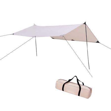 Vanntett campingtelt presenning Enkelt oppsett Perfekt regnflue hengekøye presenning 